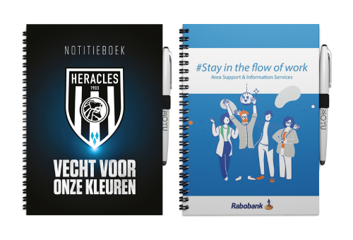 Uitwisbaar notitieboek met eigen logo - 2